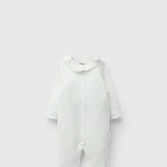 COLLOKY - Enterizo Casual New Born Niña Crema