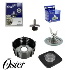 OSTER - Kit de Accesorios para Licuadora Cuchilla, Acople, Base y Tapa