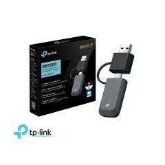 TP LINK - Adaptador Wifi USB Tp-Link Archer TBE400U WiFi 7 BE6500 Doble conector