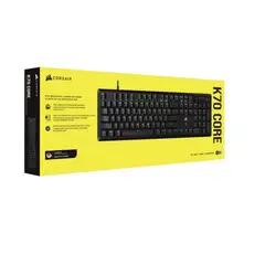 CORSAIR - TECLADO K70 CORE RGB BLACK SWITCH RED MECANICO