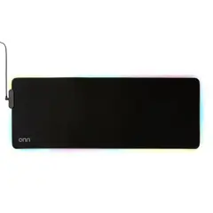 ONN - Alfombrilla Gamer 32 Pulgadas LED RGB Base Goma