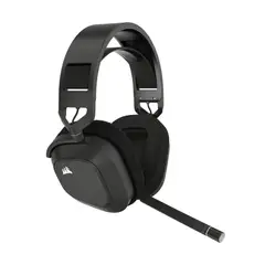 CORSAIR - Auriculares Gaming Hs80 Max Wireless Steel Gray Sonido Inmersivo Conectividad Inal