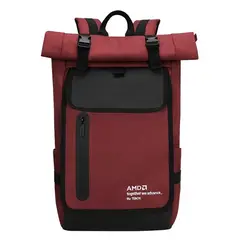 Teros - Backpack Amd By Te-9042r Para Notebooks De Hasta 15.6, Color Vino Rubby