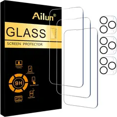 GENERICO - Protector Pantalla Ailun Vidrio iPhone 14 Pro Max 6.7 3 Pack