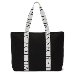 Victoria'S Secret - BOLSO NEGRO DE TELA VICTORIAS SECRET