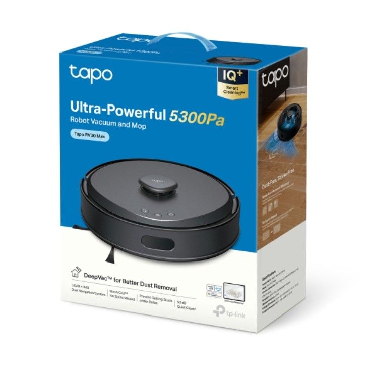 Tapo RV20 Max Plus Robot Aspirador y Trapeador + Base de Autovaciado