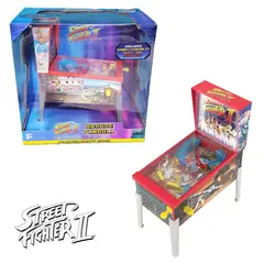 CAPCOM - PINBALL ARCADE MINI STREET FIGHTER II CON MUSICA Y LUZ
