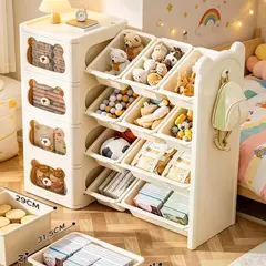 GENERICO - Organizador multiusos de 4 niveles diseño oso