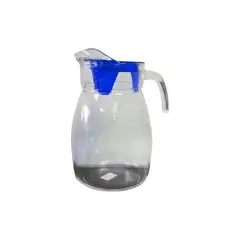 Ichimatsu - Jarra de vidrio con tapa de plástico azul Máncora 2.8 L