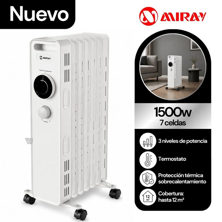 Estufa Termo Radiador TRM-704 7 Celdas