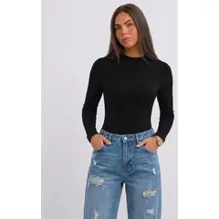 GENERICO - POLO BLUSA CUELLO CHINO DE MUJER