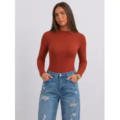 GENERICO - POLO BLUSA CUELLO CHINO DE MUJER