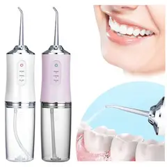 GENERICO - Irrigador Bucal Portátil Inalámbrico 3 Modos Recargable USB Limpieza Dental
