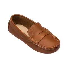 ELEPHANTITO - MOC202 Lakke Driver Loafer Natural Niño