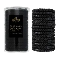 L ERICKSON - LIGAS PARA CABELLO ESTILO HAALAND NEGRO