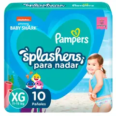 PAMPERS - PA SPLASHERS PAQUETE X 10 UNIDADES TALL XG