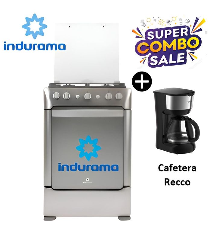 Cocina Gas GRANADA ZAFIRO 24" Croma 4 Hornillas