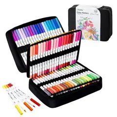 OHUHU - Pupe Paper-Friendly - marcador base de agua - set de 120 marcadores