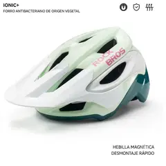 Rockbros - CASCO MTB 5200-WGR VERDE AGUA CASCO PARA MTB CASCO ENDURO CASCO PARA DAMA