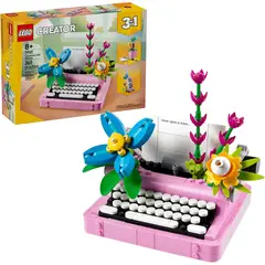 LEGO - Creator Maquina de Escribir con Flores 3en1 Set