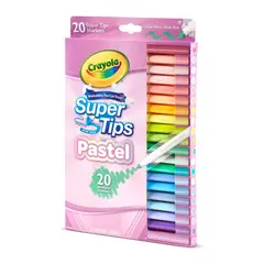 CRAYOLA - Marcadores Super Tips pastel x20