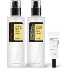 COSRX - Set Snail 96 Mucin 2x100ml Crema Retinol 0.1