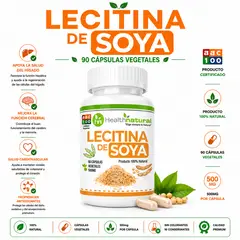 HEALTHNATURAL - LECITINA DE SOYA 500MG