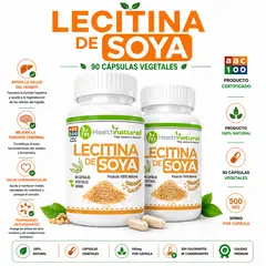 HEALTHNATURAL - PACK 2 LECITINA DE SOYA 1000MG