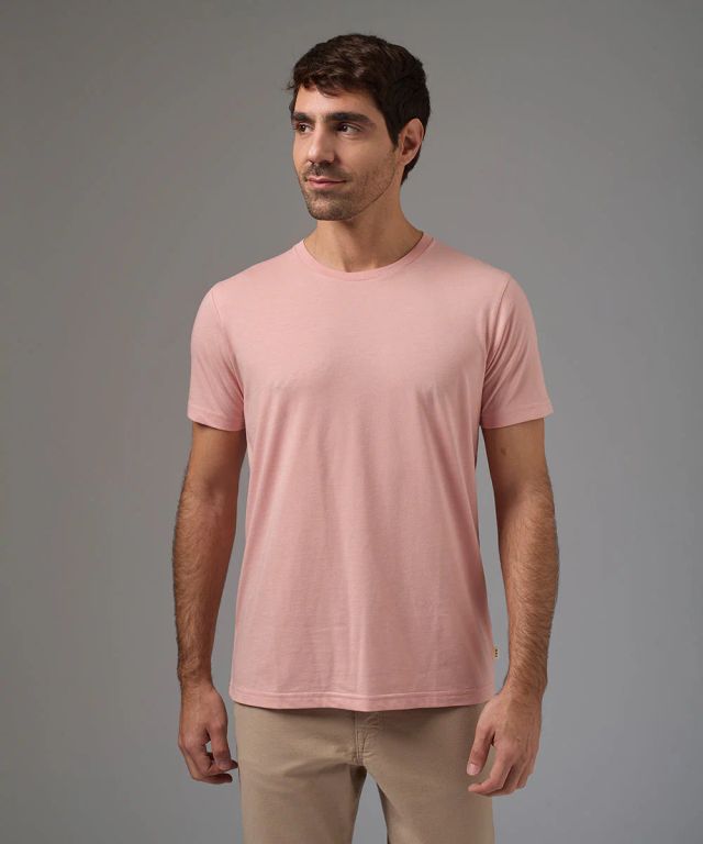 Polo Algodón Básico Manga Corta Cuello Redondo