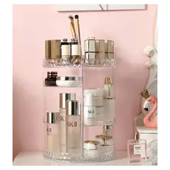 GENERICO - Organizador de Maquillaje y Cosméticos 360 Acrílico Giratorio