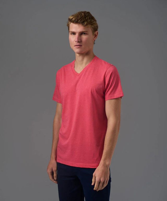 Polo Básico Algodón Manga Corta Fucsia