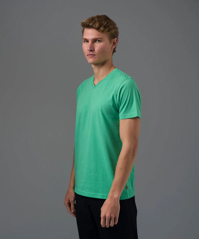 Polo Algodón Básico Manga Corta Menta