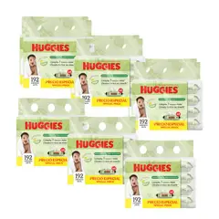 HUGGIES - Pack x6 Toallitas Húmedas Limpieza Efectiva 192 unidades