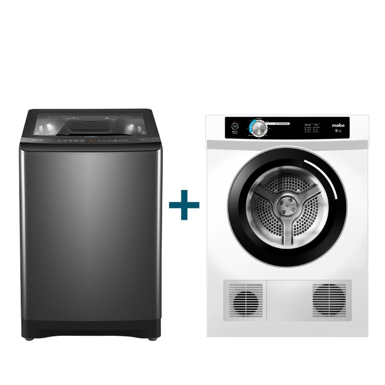 Combo Lavadora Automática 14kg +Secadora Eléctrica 9Kg