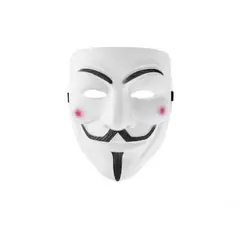GENERICO - Mascara de Anonymous Halloween fiesta - pack de 2
