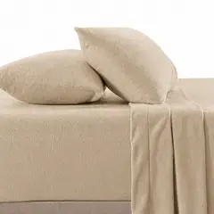 ARLIN TEXTIL - Juego De Sábanas 230 GR Polar Confort / Beige Arlin