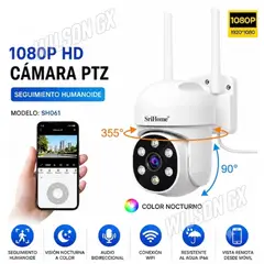 OEM - Camara de Seguridad Exterior Interior IP Full HD Visión Nocturna WiFi