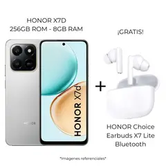 HONOR - Celular X7d 8GB RAM + 256GB + Audifonos Bluetooth X7LITE
