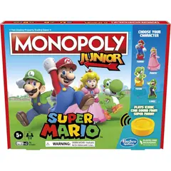 Hasbro - Juego de Mesa Monopoly Junior Super Mario Edician