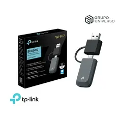 TP LINK - Adaptador Wifi USB Archer TBE400U Tp-Link WiFi 7 BE6500 Doble conector