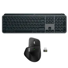 LOGITECH - Combo Teclado Mx Keys S + Mouse Mx Master 4 Grafito