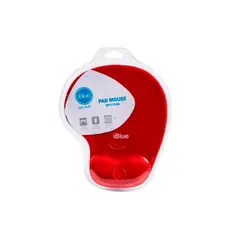 IBLUE - Pad Mouse con Descansador de muñeca Alta Calidad ejecutivo red