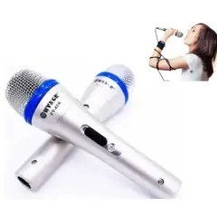 GENERICO - Micrófono Profesional Wvngr FY-48K Alámbrico Karaoke Doble