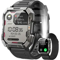 GENERICO - Smartwatch Militar IOWODO W60 2.01 Llamadas Bluetooth 100 Modos
