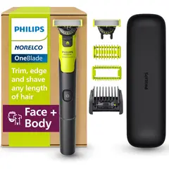 PHILIPS - Afeitadora Norelco OneBlade 360 Face Body 5en1