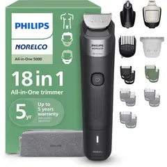 PHILIPS - Cortadora Norelco 5000 18en1 Titanio Recargable