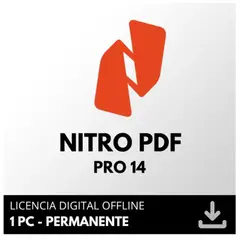 NITRO - Pdf 14 Pro Para 1 Pc - Licencia Permanente