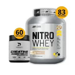 DRAGON PHARMA - Nitro whey 2.5 kg Proteína whey vainilla + Creatina 300gr