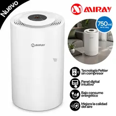 MIRAY - Deshumedecedor DM-750 750 ml