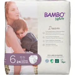 BAMBO NATURE - Paaales Talla 6 Hipoalerganicos Eco 24 Unid